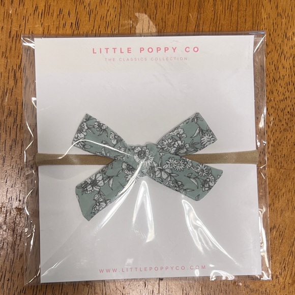 Little Poppy Co. Original Nylon Hair Bow Headbands, Baby Hair Bows, 5 Bows - Picture 4 of 7
